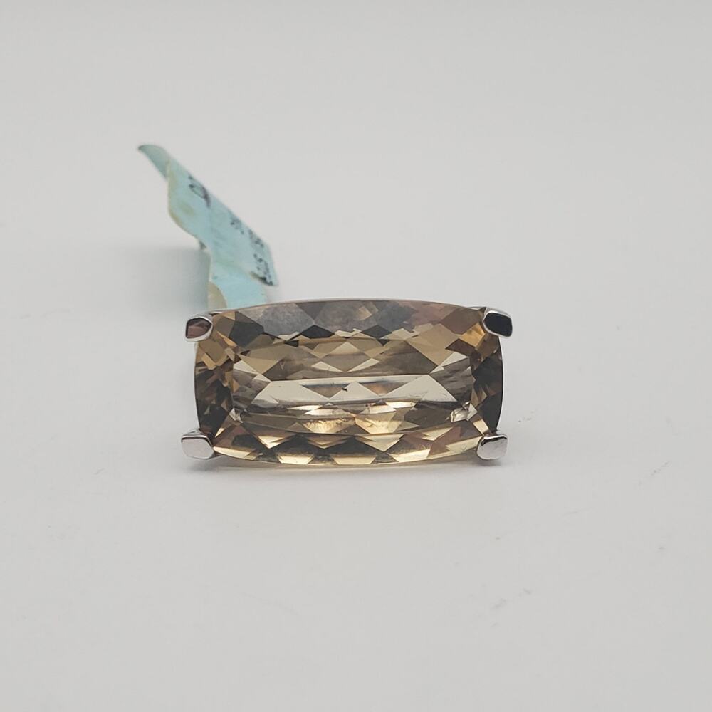 Heidi K Diva Collection Sterling Silver Smoky Quartz Band Ring Size 7 MSRP $499 - Picture 4 of 12